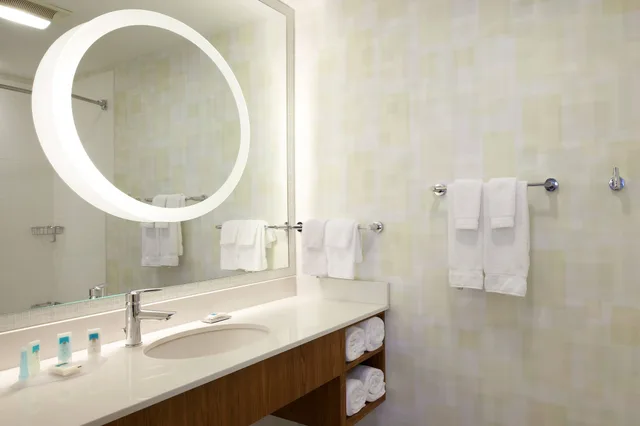 استوديو بسرير كينج مع أريكة لذوي الإعاقة، Springhill Suites By Marriott Chicago Waukegan Gurnee 4/6