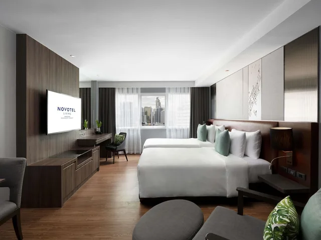 Deluxe, Studio, Twin Beds, Novotel Living Bangkok Sukhumvit Legacy 5/7