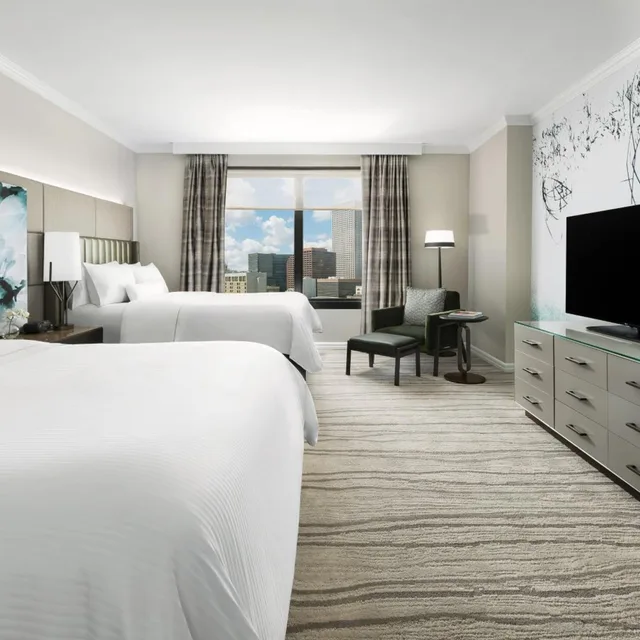غرفة ديلوكس بسريرين كوين بإطلالة على المدينة، The Westin New Orleans 4/10