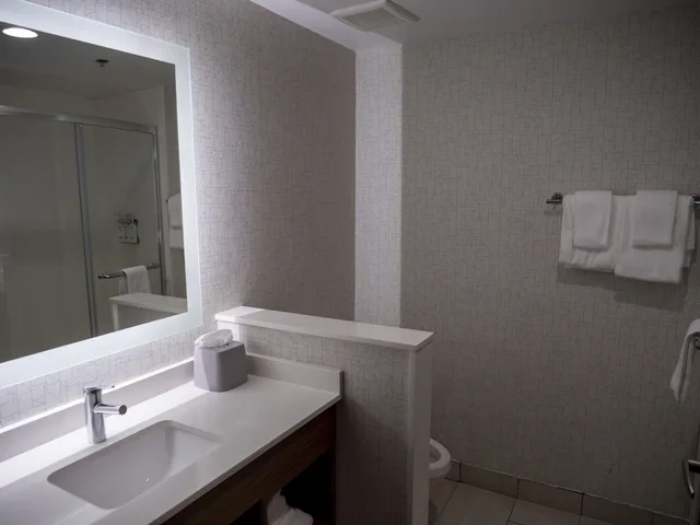 جناح بسرير كينج مع أريكة، Holiday Inn Express Suites Greenville Airport 8/8