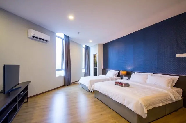 جناح عائلي بسرير مزدوج وسرير فردي، OMG Hotel 2/2