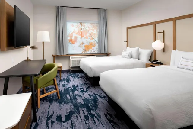 غرفة بسريرين كوين، Fairfield Inn & Suites By Marriott New Orleans Metairie 8/16