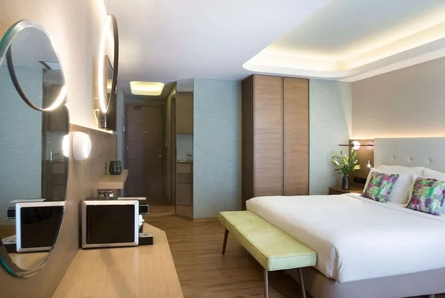 Superior, Twin Beds, Atrium View، Zeus Essence Wyndham Athens Residence 6/6