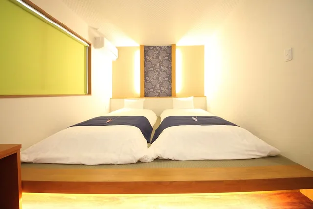 غرفة سوبيريور بسريرين منفصلين، Ichinomatsu Japanese Modern Hotel 1/3