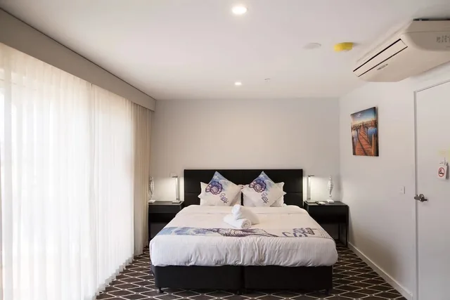 غرفة قياسية رباعية بسريرين كوين، Odyssey Apollo Bay 2/6
