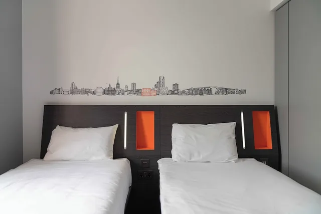 غرفة بسريرين منفصلين، easyHotel Ipswich Town Centre 7/10