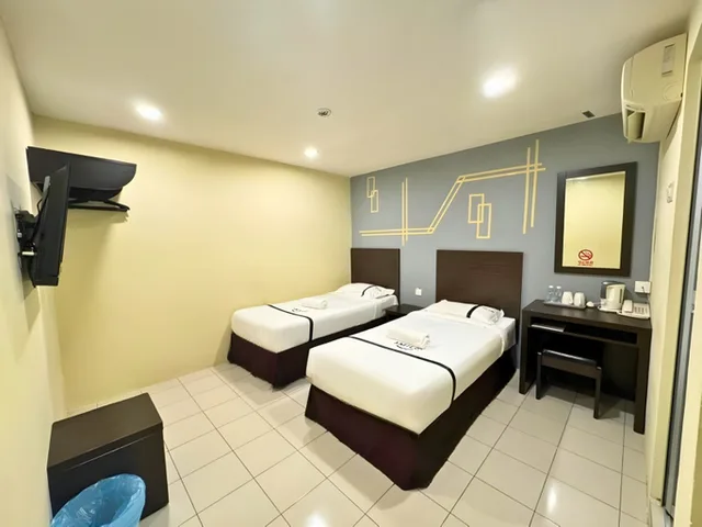 غرفة بسريرين منفصلين، Seeds Hotel Klang Meru 1/1