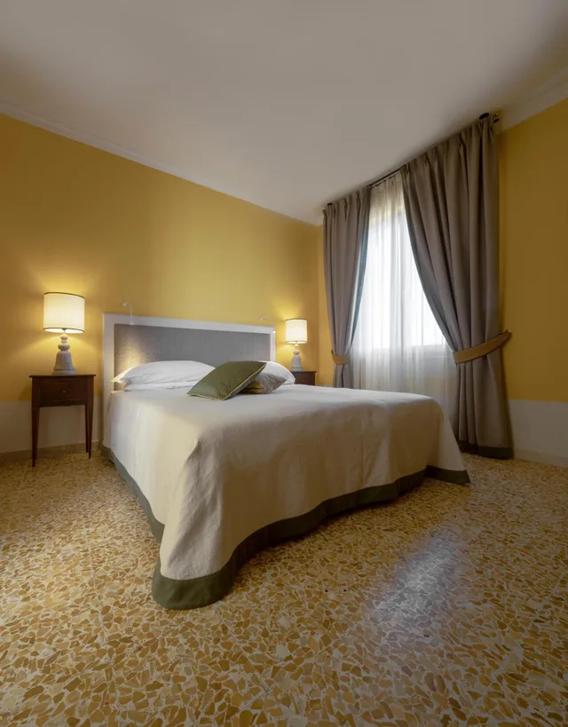 غرفة بسرير مزدوج أو سريرين منفصلين بإطلالة، La Posta Hotel & Thermal Spa 5/10