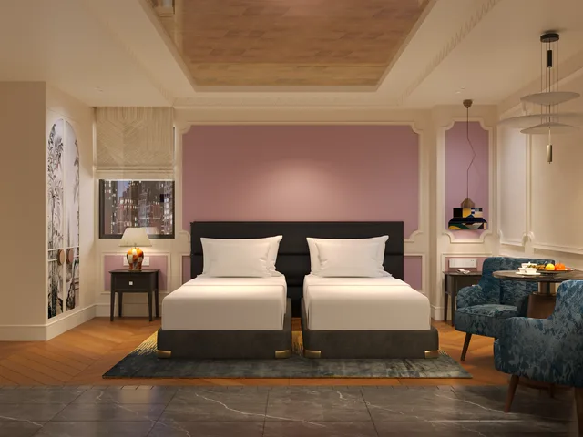 غرفة ديلوكس بسريرين منفصلين، Ogallery Premier Hotel And Spa 2/6