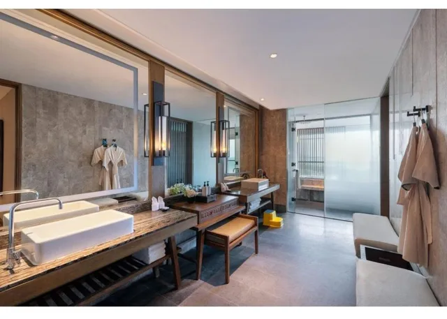 جناح رئاسي بسريرين كينج بمسبح خاص، Intercontinental Haitang Bay Resort 7/9