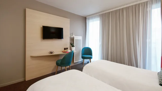 Studio Twin Room T1TW، Appart City Confort Lille Grand Palais 4/6