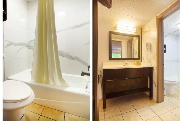 غرفة بسرير كينج بإطلالة على النهر، Tennessee Mountain Lodge Riverside by OYO 6/6
