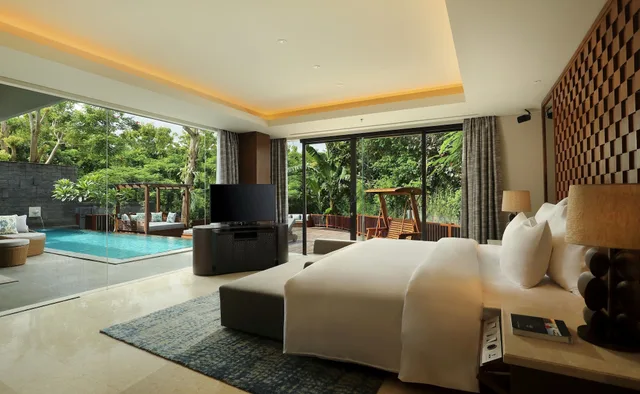 3 Bedrooms, Pool, Villa, 2 King Beds, Single Bed, Garden View، SVANATA Uluwatu Bali Resort 3/4