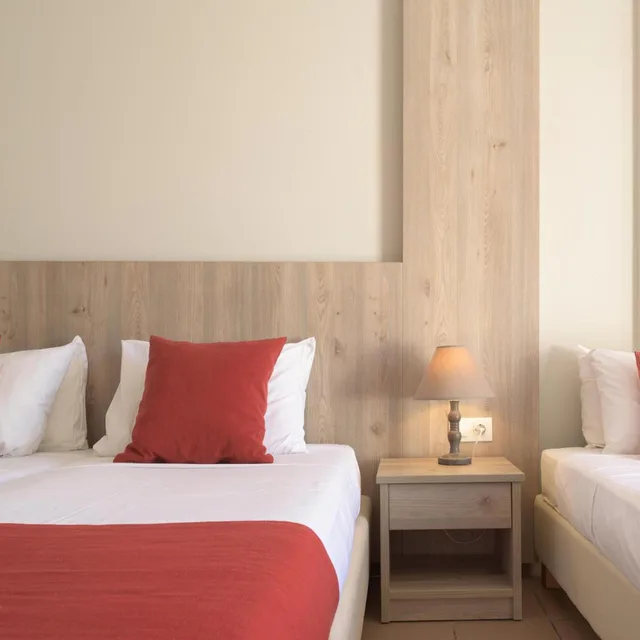 غرفة قياسية بسرير مزدوج أو سريرين منفصلين بشرفة، Central Hersonissos Hotel 6/6