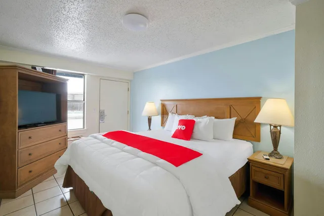 غرفة بريميوم بسرير كينج، OYO Hotel Rockport- Bay View 3/4