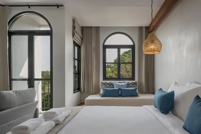 جناح رومانسي بسرير مزدوج بشرفة، The Motifs Eco Hotel 1/1