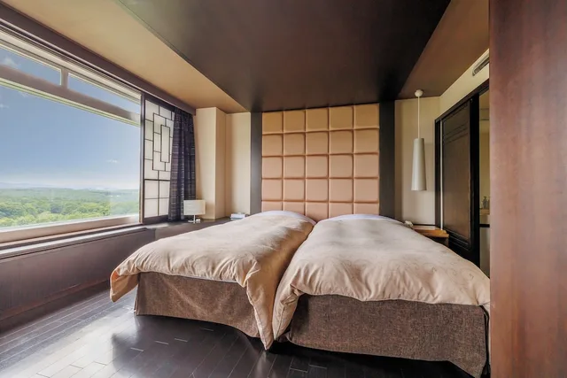 غرفة ديلوكس بسريرين منفصلين مع أريكة، Sapporo Kitahiroshima Classe Hotel 4/10
