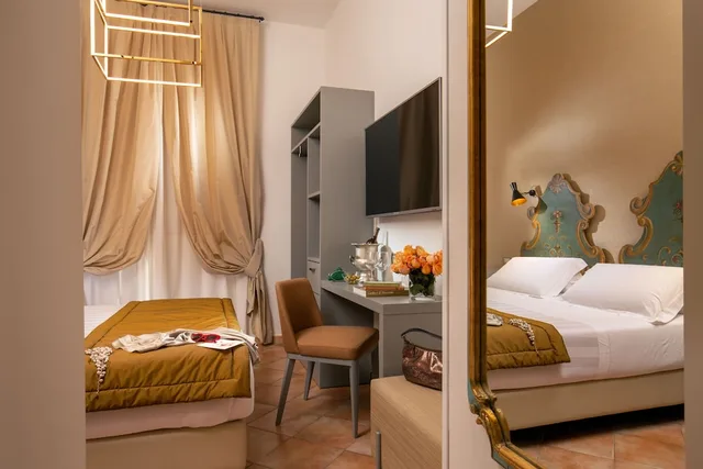 غرفة بسريرين منفصلين، Mozart Hotel Rome 3/7