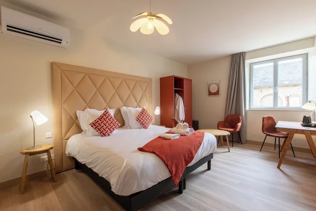 غرفة سوبيريور بسرير مزدوج، Domaine de la Courbe Hotel & Spa 2/10