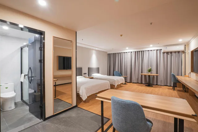 غرفة عائلية، GreenTree Inn Yangzhou Shou West Lake Business Hotel 1/1