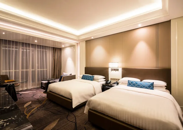 غرفة تنفيذية بسريرين منفصلين، Marriott Hotel Zhejiang Taizhou 1/2