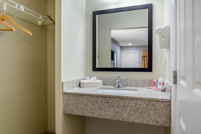 غرفة بسرير مزدوج، Econo Lodge Freeport - Brunswick Area 4/4