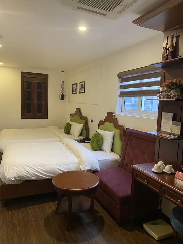غرفة ديلوكس بسرير مزدوج أو سريرين منفصلين، Hanoi New Hotel 3/6