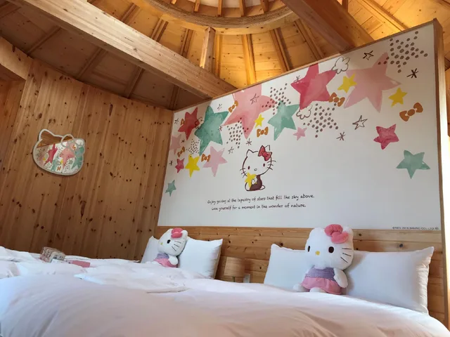 Hello Kitty Star, Cocoon, Cottage, Quadruple, Twin Beds, Mountain View, Ocean View، Grand Chariot Hokuto Shichisei 135 1/1