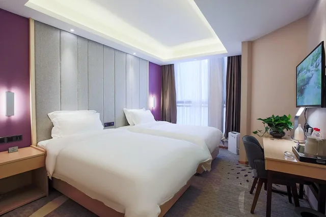 غرفة ديلوكس بسريرين منفصلين، Lavande Hotel (Tianjin West Railway Station Xiangtan Road) 1/1
