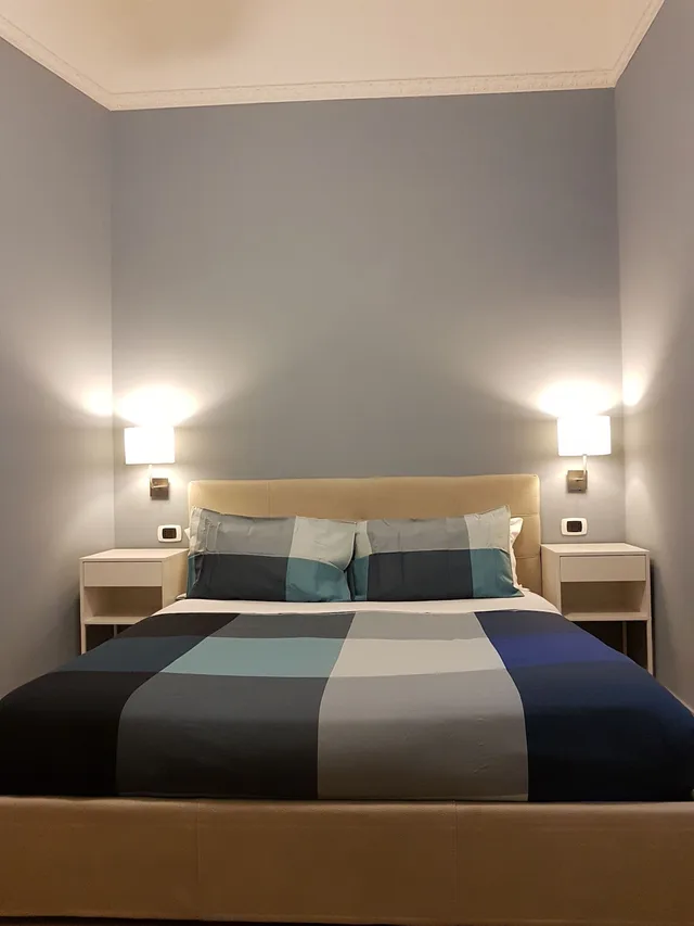 غرفة كومفورت بسرير كوين، Hotel Meuble Santa Chiara Suite 3/10