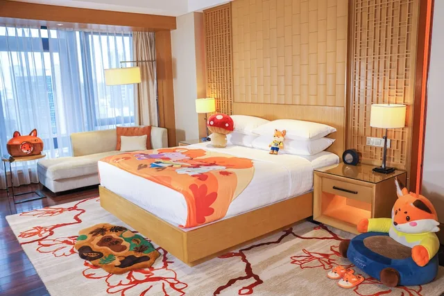 غرفة ديلوكس بإطلالة على البحر مفردة بسرير كينج للمدخنين، Zhuhai Marriott Hotel 2/10
