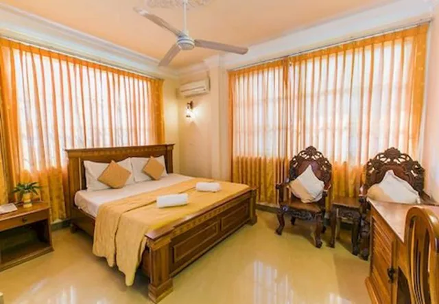 Standard, Double or Twin Bed, with Fan, Asia Hotel Battambang 1/2