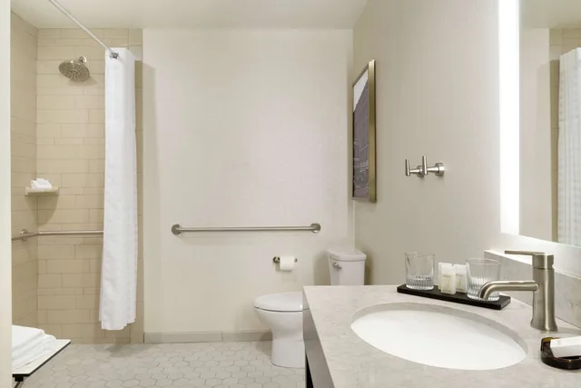 جناح بسرير كينج مع أريكة لذوي الإعاقة، Embassy Suites by Hilton Syracuse Destiny USA 2/3