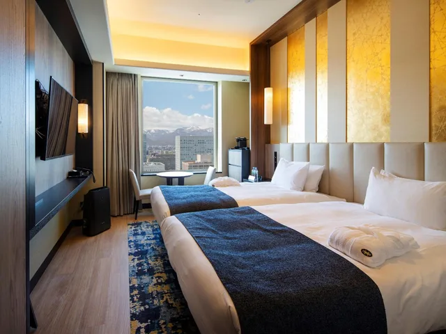 Standard, Twin Beds, Main Building, Premium Floor، Monterey Edelhof Sapporo Hotel 2/2