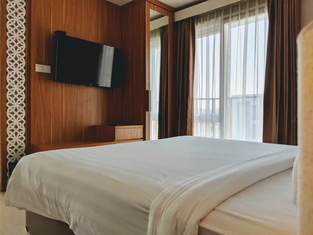 غرفة عائلية بإطلالة على المسبح بغرفتي نوم، Astara Hotel Balikpapan 4/7