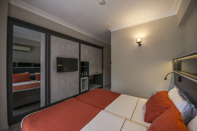 غرفة قياسية بسرير فردي بإطلالة على الحديقة، Göcek Arion Hotel 1/5