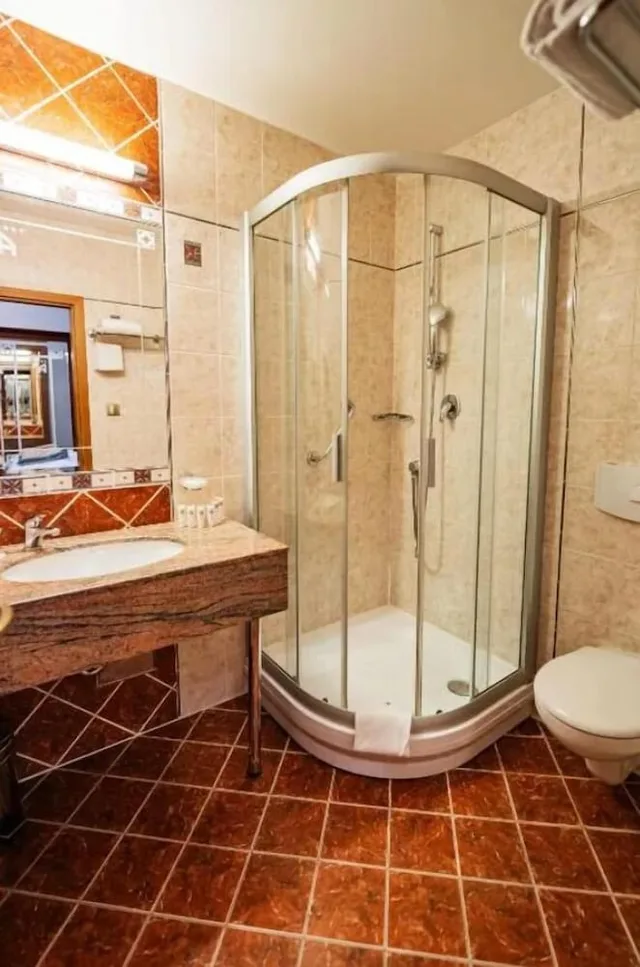 غرفة ثلاثية بسرير مزدوج وسرير فردي، U Divadla Hotel 5/5