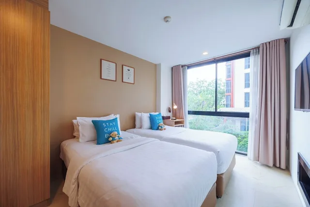 One Bedroom Suite Twin Bed، Cross Vibe Chiang Mai Decem 1/5
