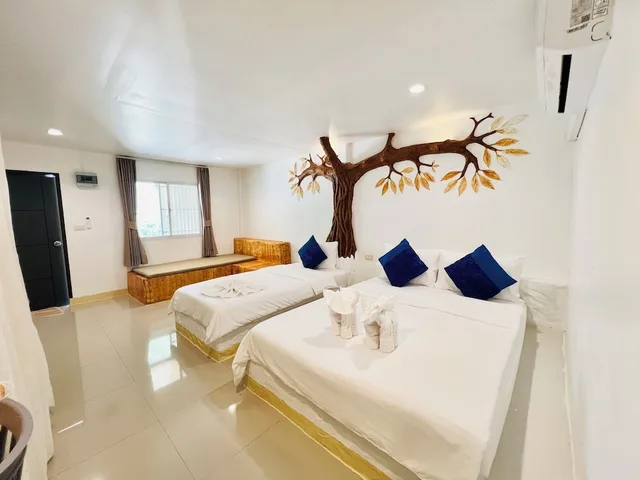 غرفة عائلية بسرير مزدوج وسرير فردي، Khun Khao Tamnan Prai Resort 4/10