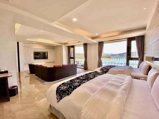 غرفة بريميير عائلية بإطلالة على البحيرة، Ming Yue Hu Hotel 2/2