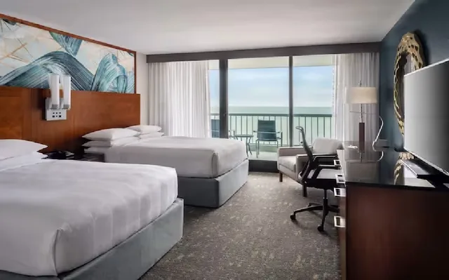 غرفة بسرير كوين لذوي الإعاقة، Hilton Beachfront Resort and Spa Hilton Head Island 1/6