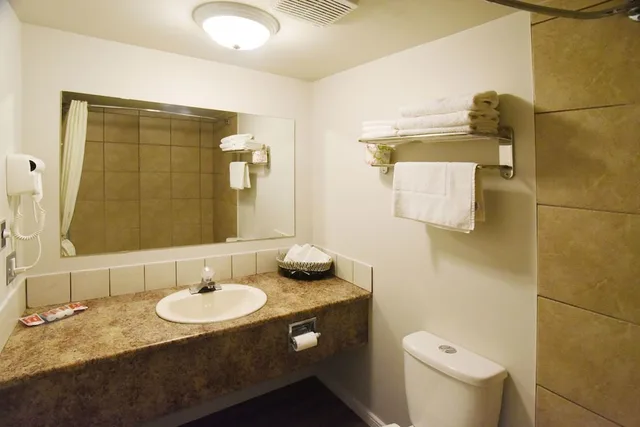 غرفة قياسية بسرير كوين مع أريكة، Econo Lodge Inn & Suites Drumheller 7/8