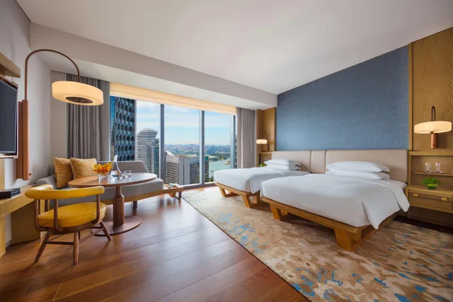 غرفة ديلوكس بسريرين منفصلين، Andaz Singapore 1/5