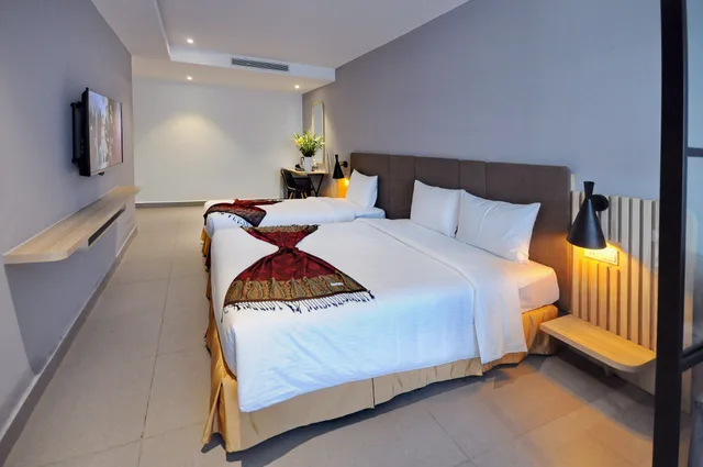 غرفة ثلاثية بإطلالة على البحر، Anrizon Hotel Nha Trang 1/4