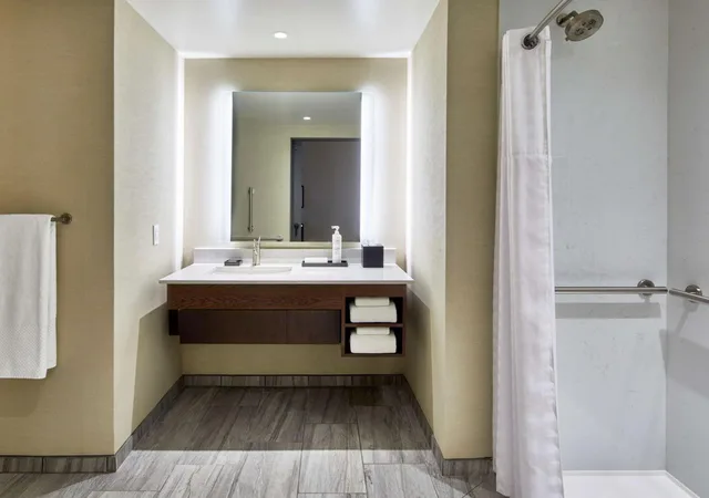 استوديو بسرير كينج مع أريكة لذوي الإعاقة، Embassy Suites by Hilton Nashville Downtown Convention Center 7/7