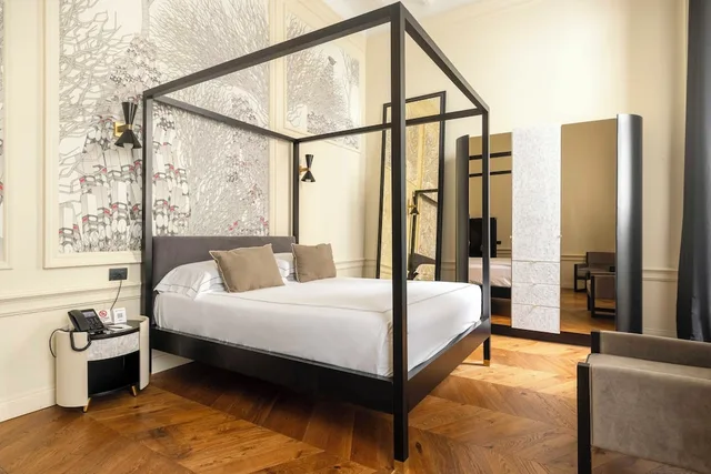 غرفة إليت بسرير كينج، Roma Luxus Hotel 3/7