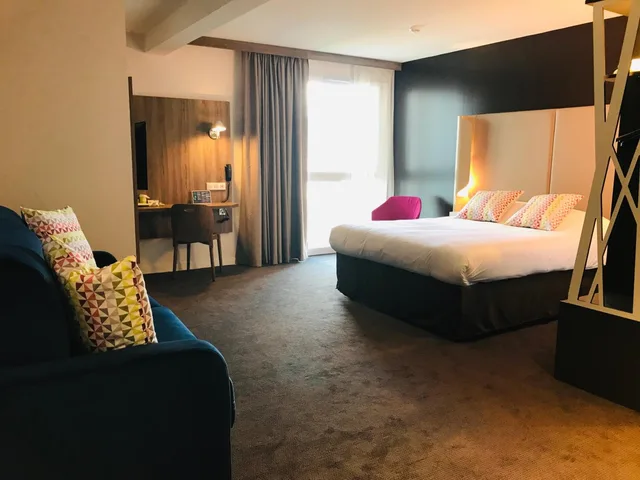 غرفة رباعية بسرير مزدوج مع أريكة، Campanile Findrol Savoie Leman 6/10