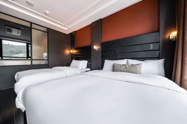غرفة عائلية بسرير مزدوج وسرير فردي، Brown Dot Hotel Incheon Songdo 2/10