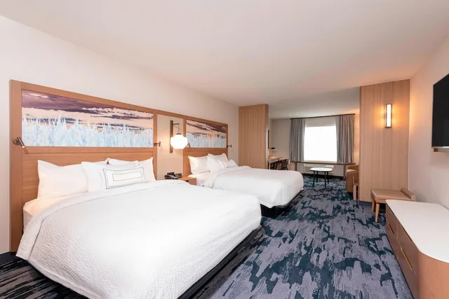 استوديو بسريرين كوين مع أريكة، Fairfield Inn And Suites Fair Oaks Farms 1/4