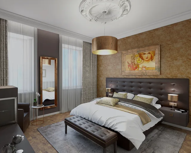 غرفة سوبيريور بسرير مزدوج أو سريرين منفصلين مع سرير إضافي بمطبخ صغير، Alfons Boutique Hotel 2/7
